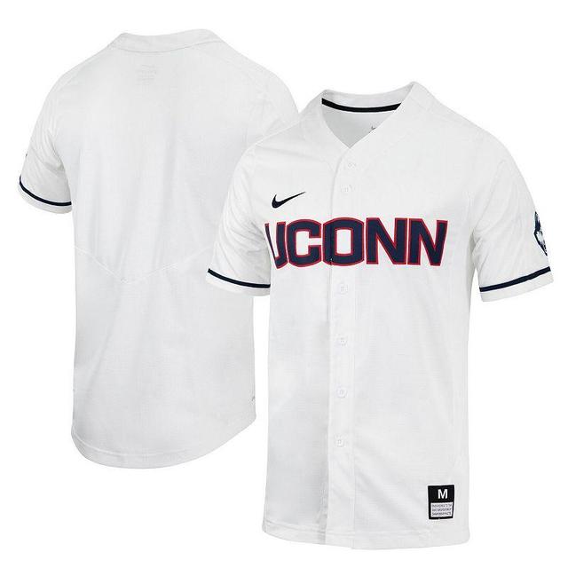 Mens Nike UConn Huskies Replica Full-Button Baseball Jersey Product Image