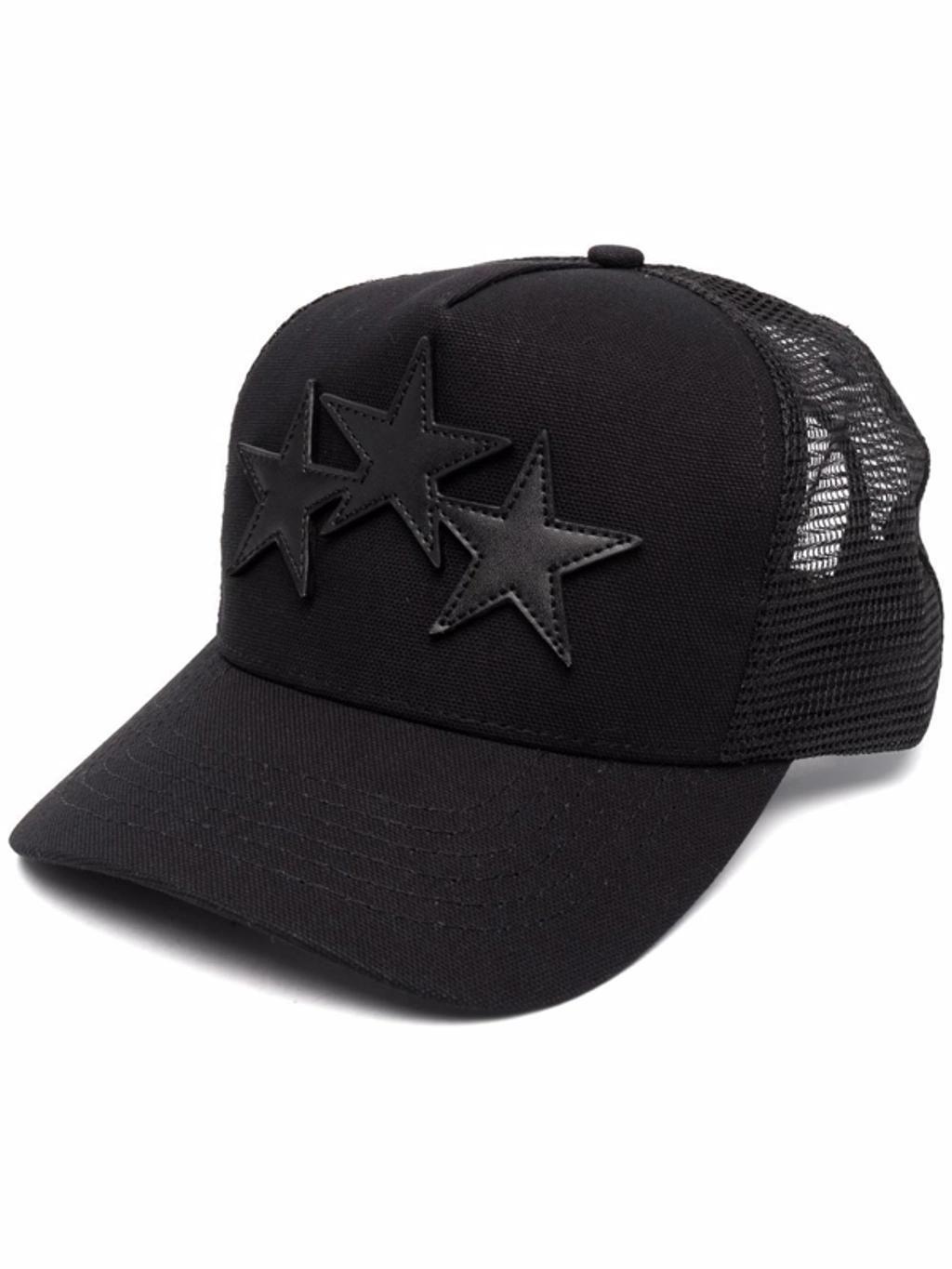 AMIRI Black 3 Star Trucker Cap Product Image