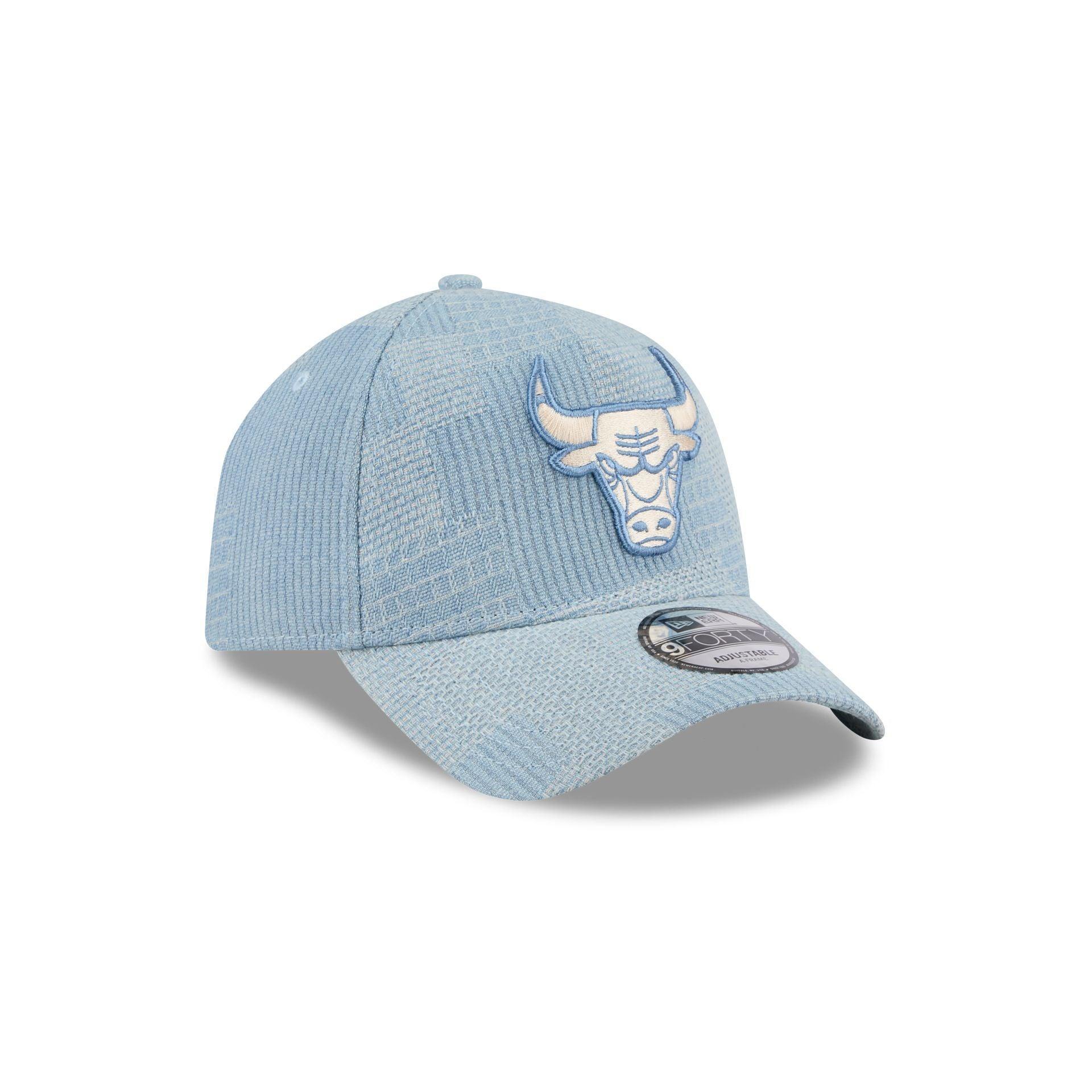 Chicago Bulls Logo Essentials Denim 9FORTY A-Frame Snapback Hat Male Product Image