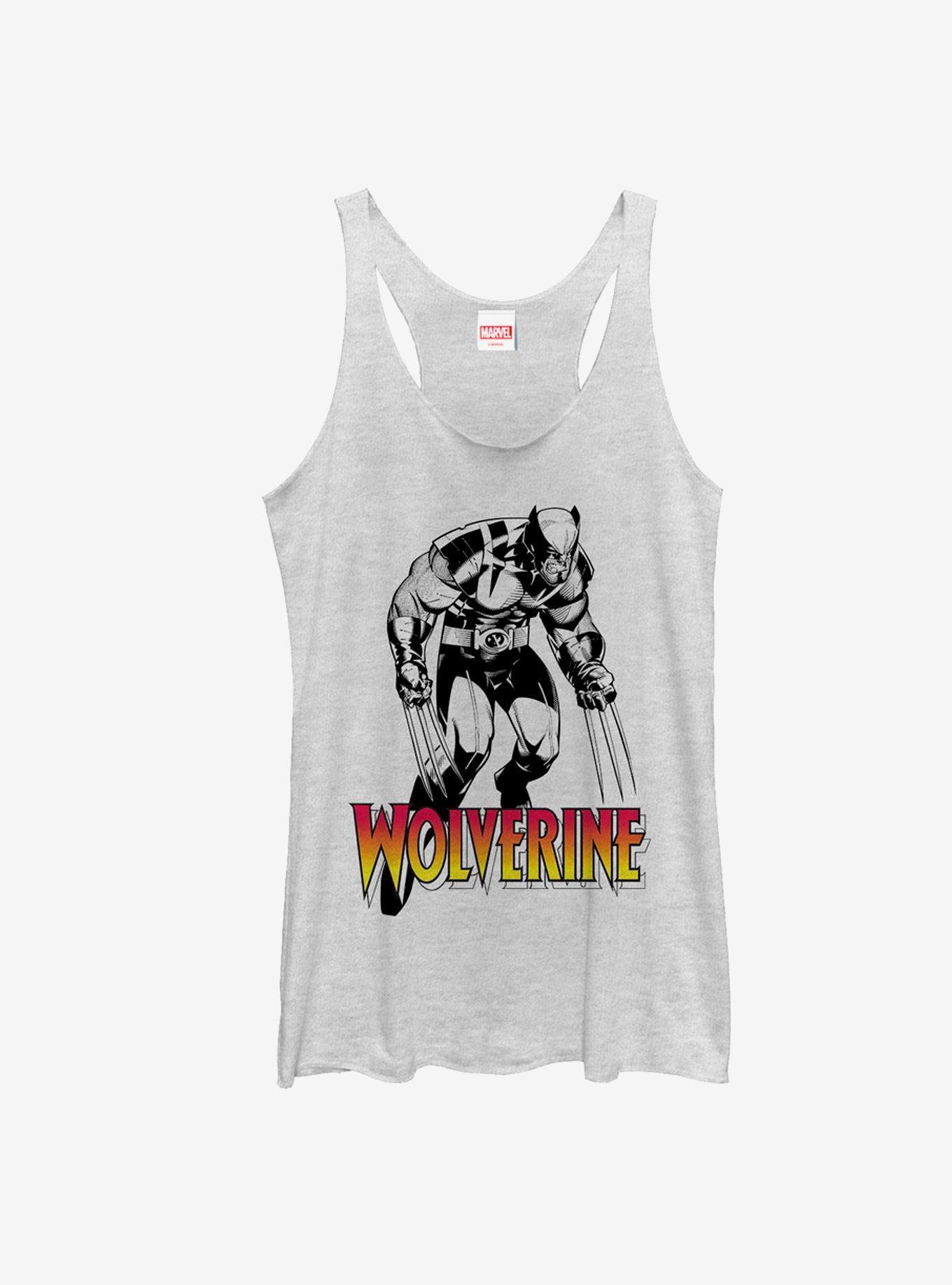 Marvel X-Men Wolverine Grayscale Girls Tanks Product Image