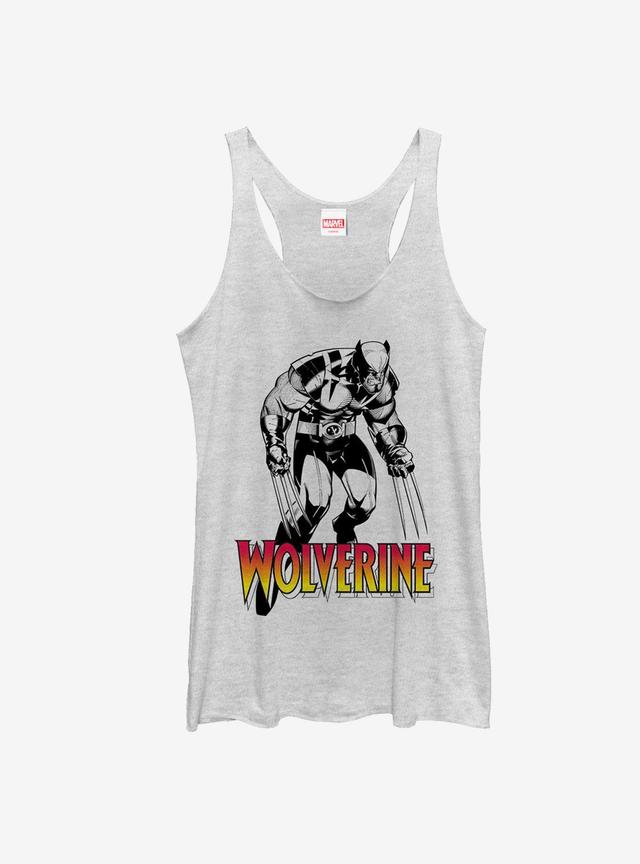 Marvel X-Men Wolverine Grayscale Girls Tanks Product Image