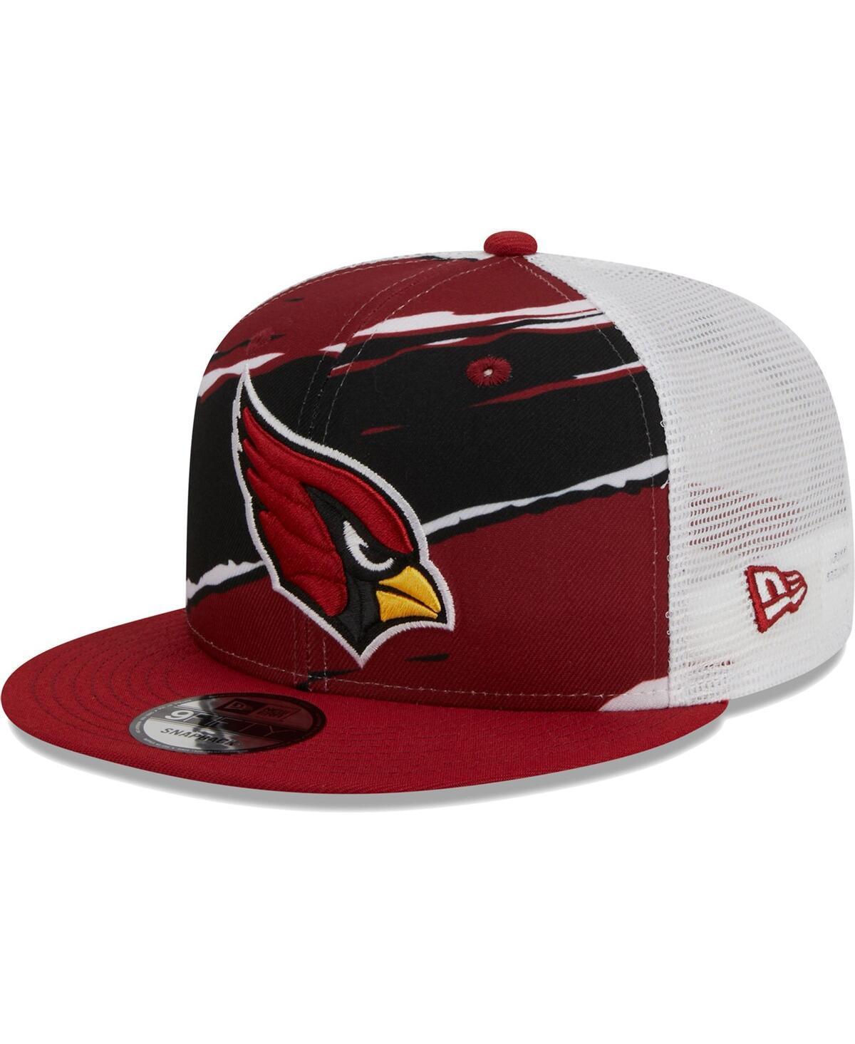 Mens New Era Cardinal Arizona Cardinals Tear Trucker 9FIFTY Snapback Hat Product Image