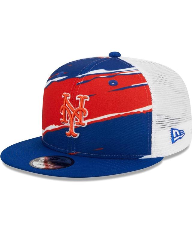 Mens New Era Royal New York Mets Tear Trucker 9FIFTY Snapback Hat Product Image