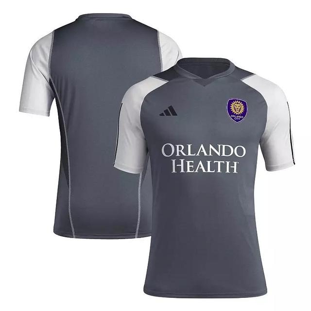 Mens adidas Gray Orlando City SC 2024 AEROREADY Training Jersey Product Image