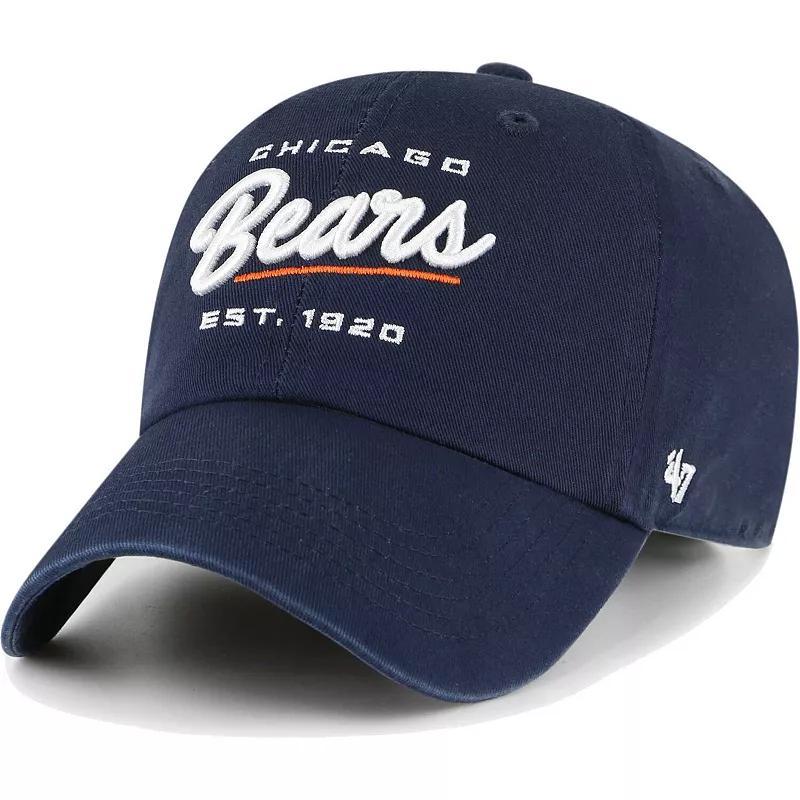 Womens 47 Chicago Bears Sidney Clean Up Adjustable Hat, Blue Product Image