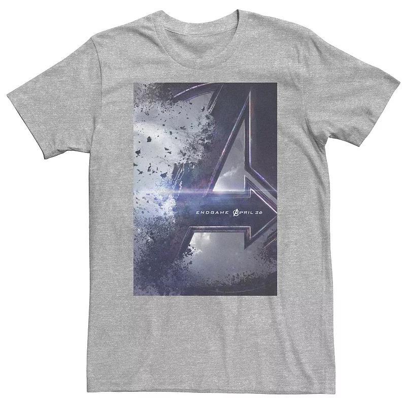 Big & Tall Marvel Avengers Endgame Movie Poster Tee, Mens Product Image