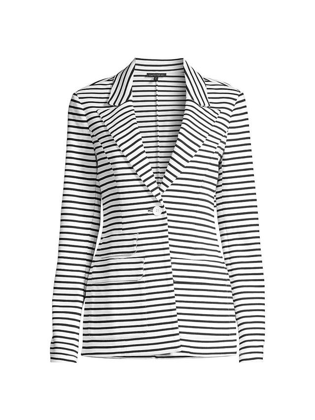 Womens The Hailey Striped Knit Jacket Product Image