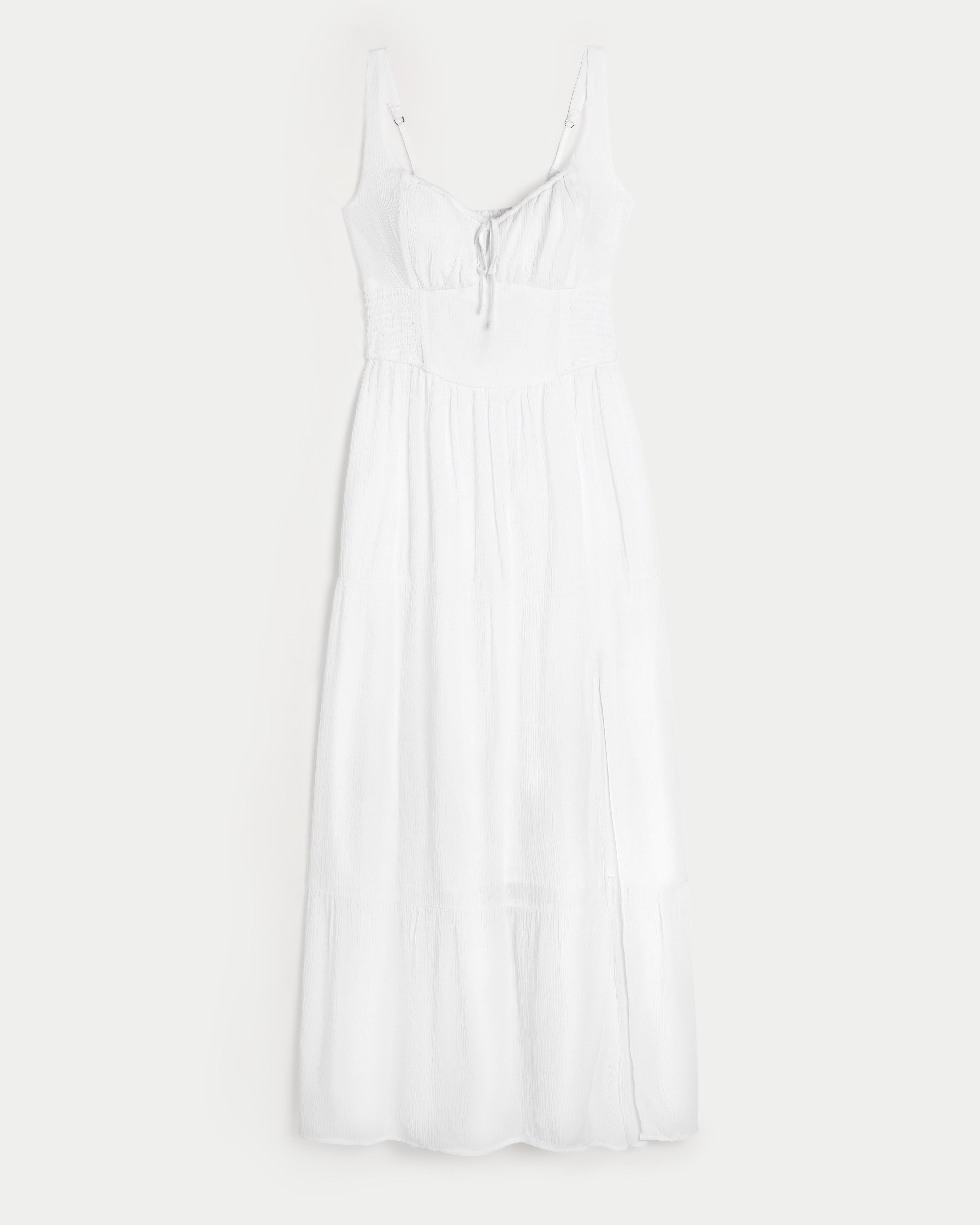 Hollister Sofia Side-Smocked Maxi Dress Product Image