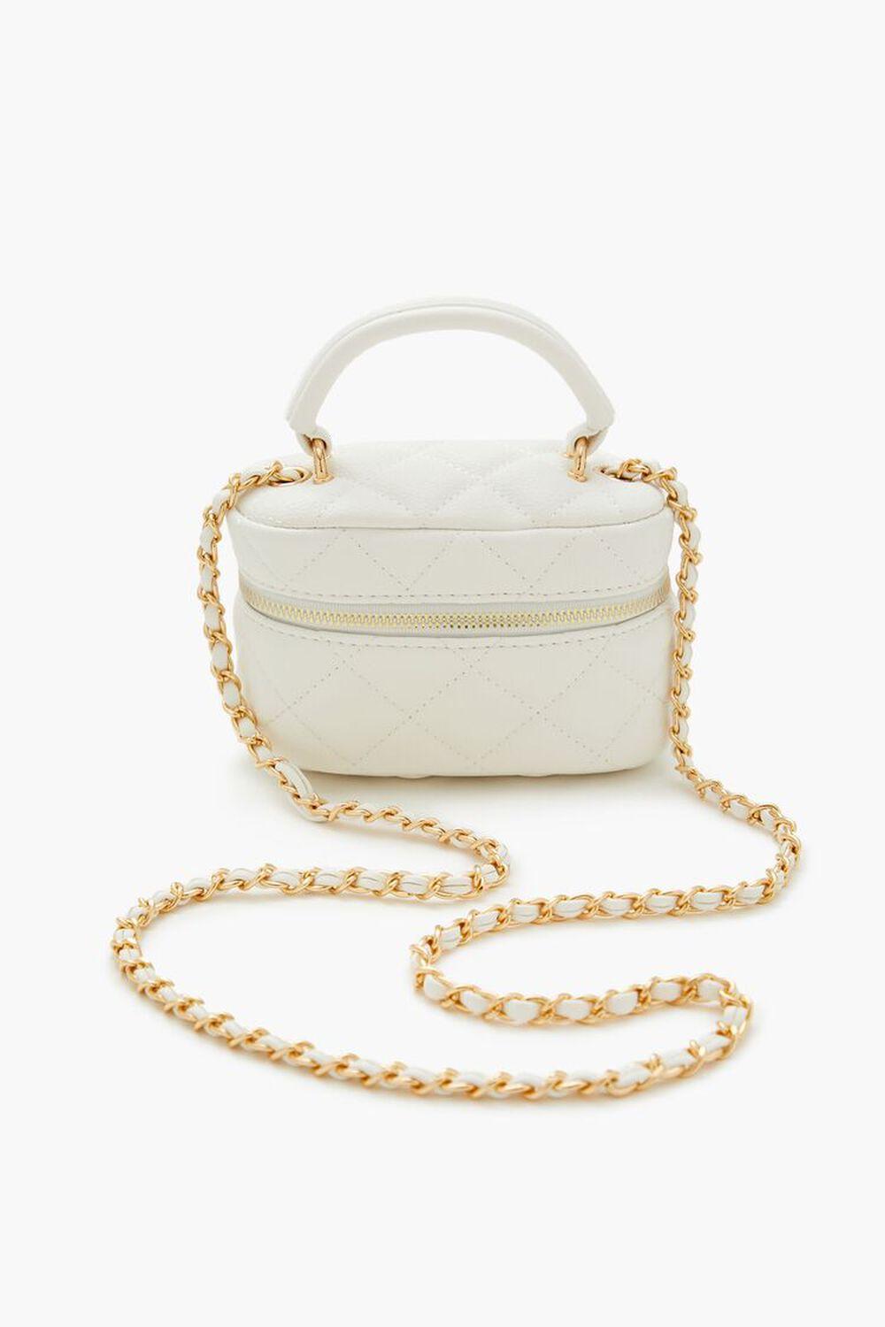 Quilted Zip-Around Crossbody Bag | Forever 21 Product Image