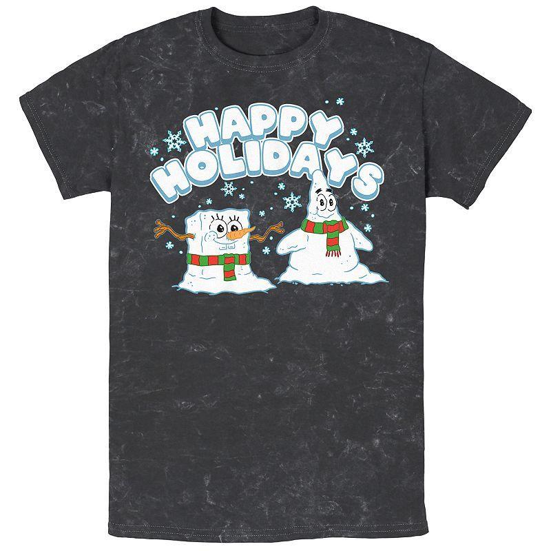 Mens Spongebob Squarepants Patrick Snowmen Tee Product Image