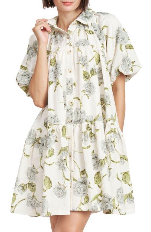 En Saison Jayla Floral Print Mini Shirtdress Product Image