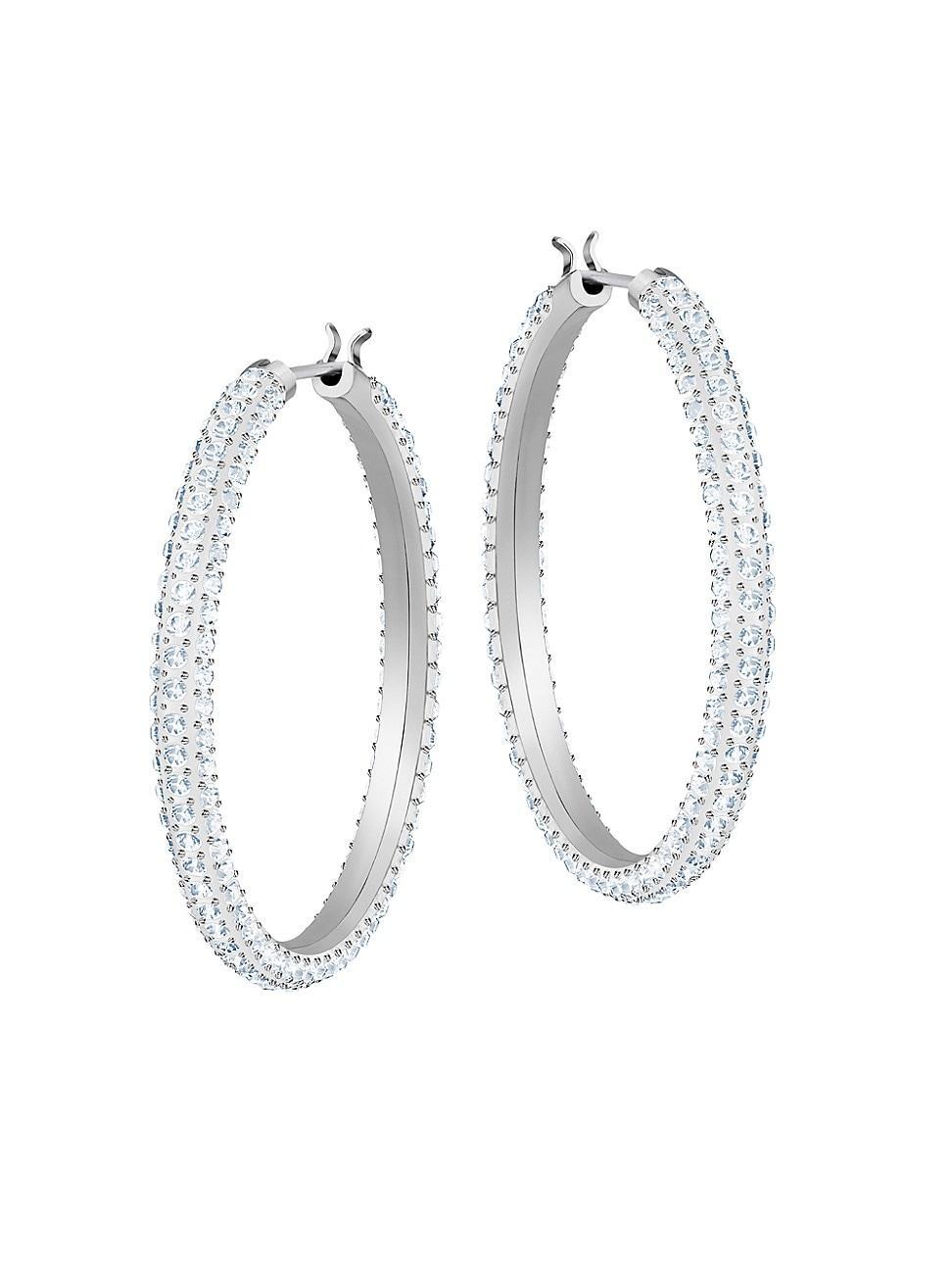 SWAROVSKI Pav Hoop Earrings Product Image