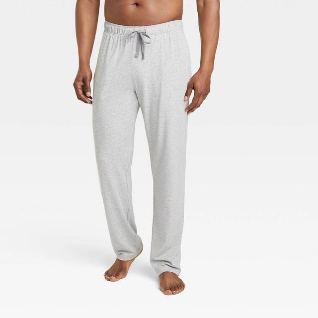 Men's Cotton Modal Knit Pajama Pants - Goodfellow & Co™ Heathered Gray XL Product Image