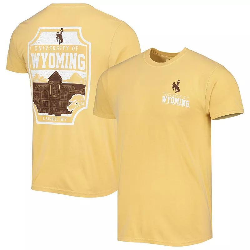 Mens Wyoming Cowboys Logo Campus Icon T-Shirt Product Image