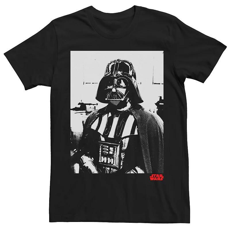 Mens Star Wars Darth Vader Vintage Photograph Tee Grey Heather Product Image