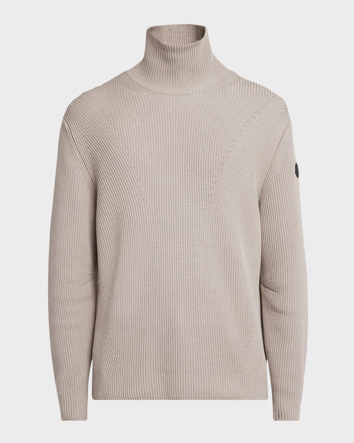 Mens Cotton Turtleneck Sweater Product Image