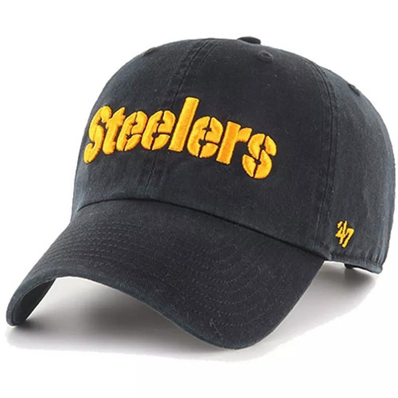 Mens 47 Pittsburgh Steelers Clean Up Script Adjustable Hat Product Image