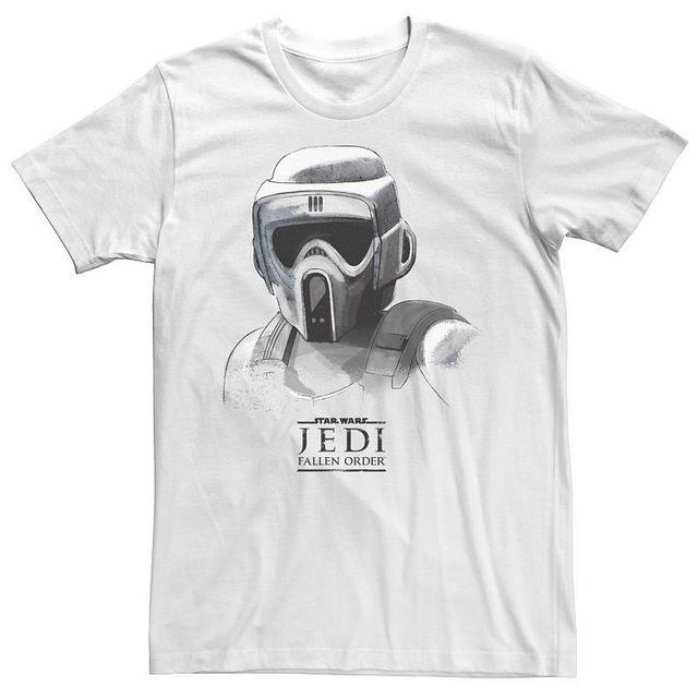 Mens Star Wars Jedi Fallen Order Grayscale Tee Product Image