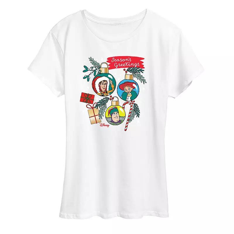 Disney / Pixars Toy Story Womens Seasons Greetings Graphic Tee, Girls Product Image