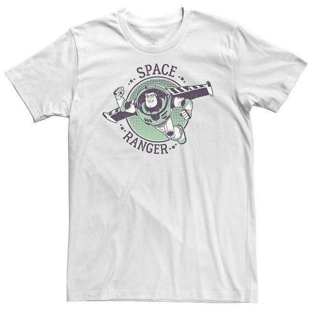 Big & Tall Disney / Pixar Story Buzz Lightyear Space Ranger Tee, Mens, Size: XXL Tall, White Product Image