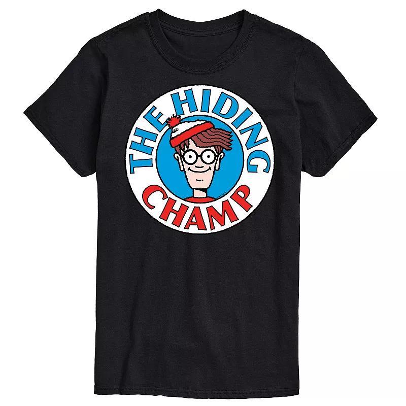 Mens Wheres Waldo The Hiding Champ Graphic Tee Product Image