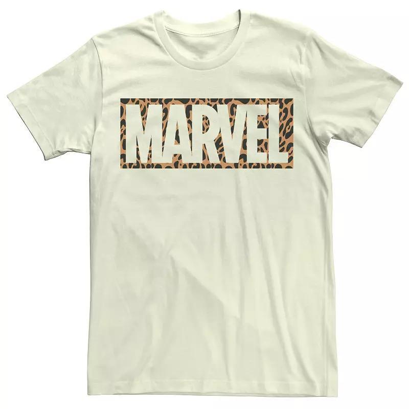 Mens Marvel Cheetah Print Brick Logo Tee Product Image