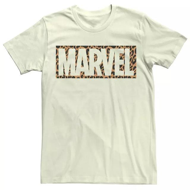 Mens Marvel Cheetah Print Brick Logo Tee Product Image