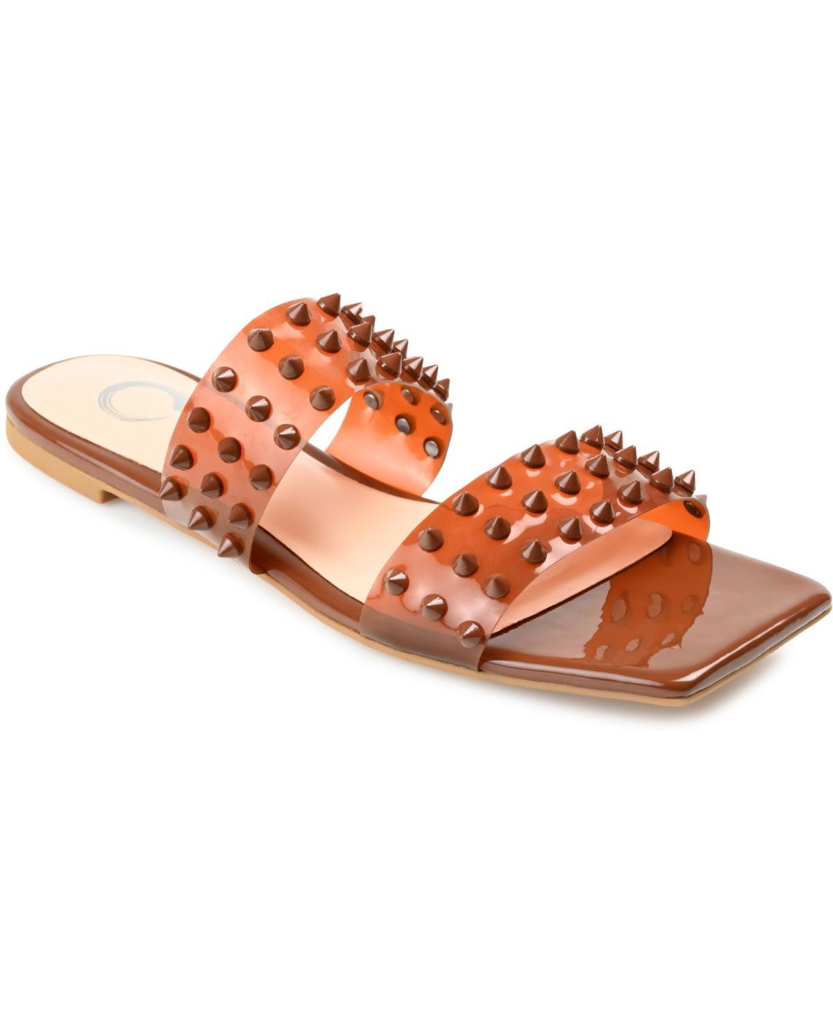 Journee Collection Womens Katari Lucite Sandals Womens Shoes Product Image