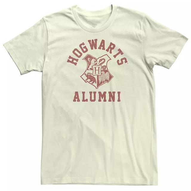 Mens Harry Potter Hogwarts Alumni Crest Tee, Mens Athletic Grey Product Image