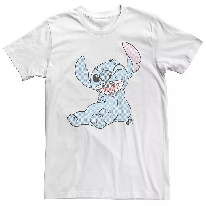 Big & Tall Disney Lilo & Stitch Pop Art Comic Stitch Tee, Mens Product Image