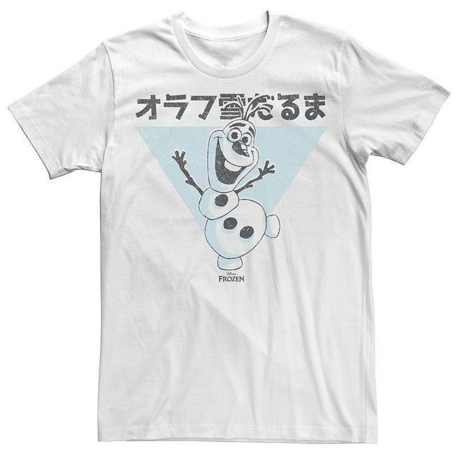 Disneys Frozen Mens Olaf The Snowman Kanji Graphic Tee Product Image