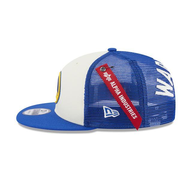 Alpha Industries X Golden State Warriors 9FIFTY Snapback Hat Male Product Image