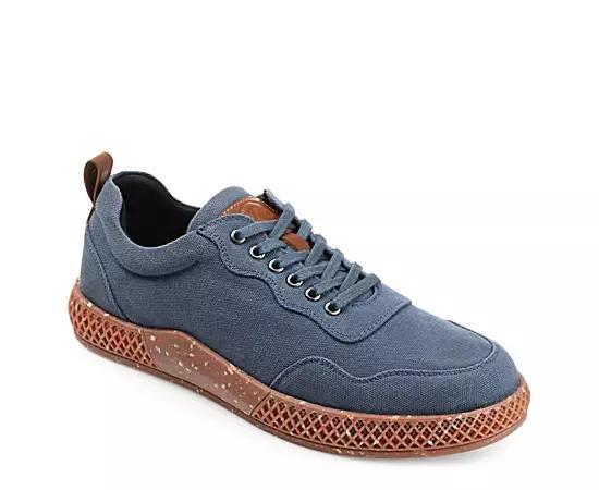 Thomas & Vine Kemp Textile Mens Sneakers Blue Product Image