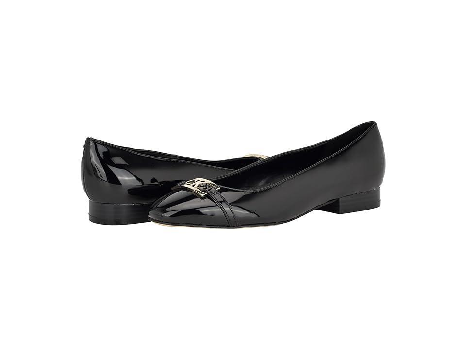 Calvin Klein Cherish Patent) Women's Flat Shoes Product Image