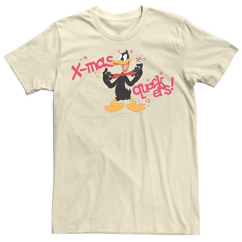 Mens Looney Tunes Christmas Daffy Duck X-Mas Quackers Tee Product Image