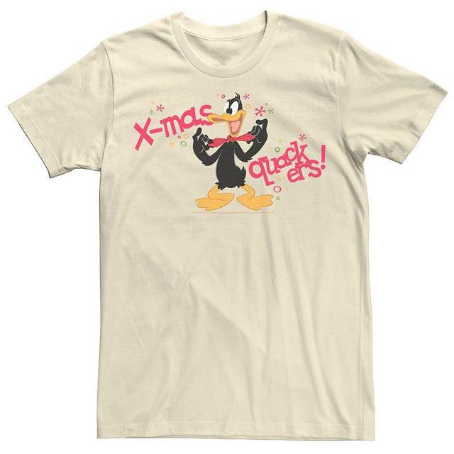 Mens Looney Tunes Christmas Daffy Duck X-Mas Quackers Tee Product Image