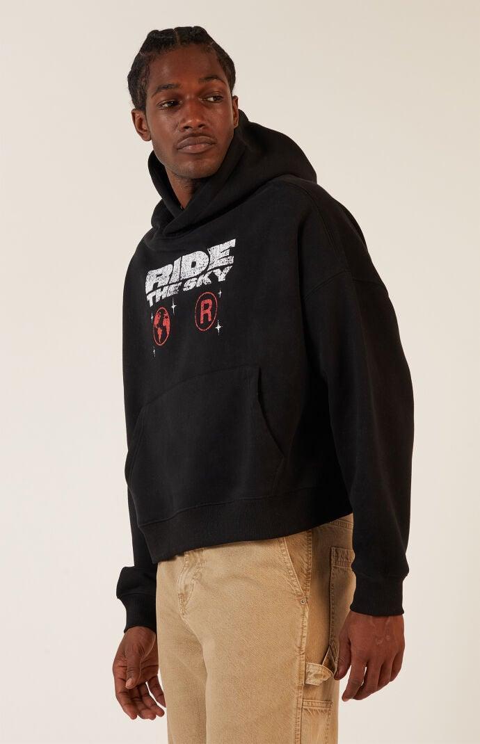 Men's Ride The Sky Cropped Hoodie Product Image