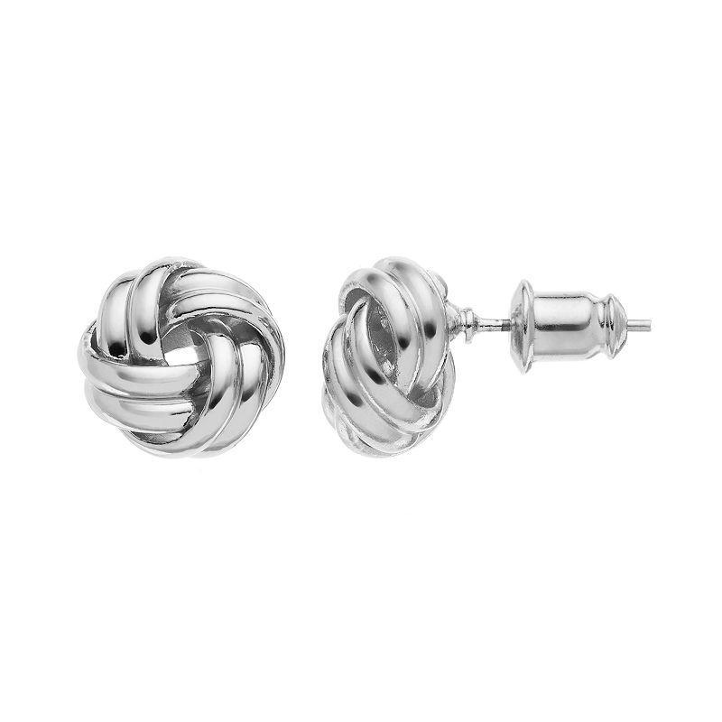 Napier Love Knot Stud Earrings, Womens, Gold Product Image