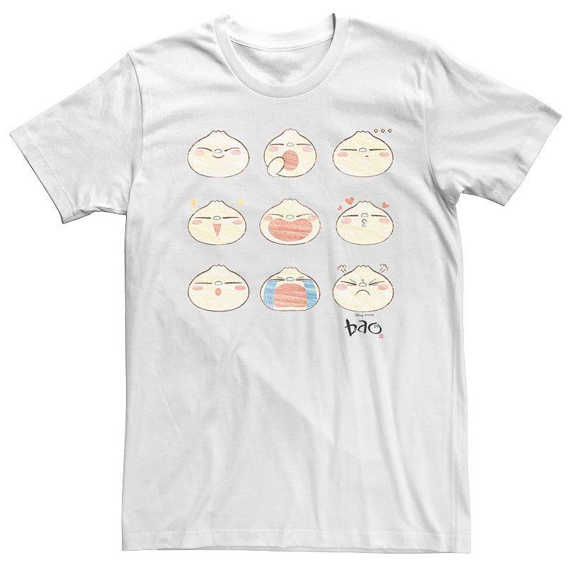 Mens Disney Pixar Bao Emotions Poster Graphic Tee Dark Grey Product Image