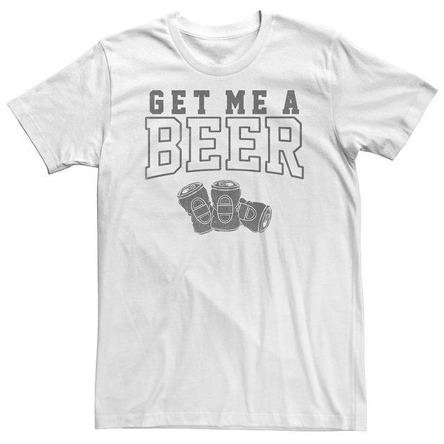 Big & Tall Get Me A Beer Tee, Mens Product Image