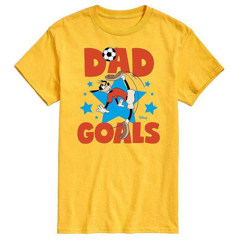 Disneys Goofy Mens Dad Goals Graphic Tee Product Image