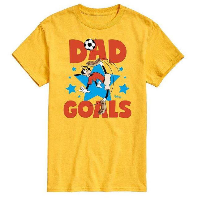 Disneys Goofy Mens Dad Goals Graphic Tee Product Image