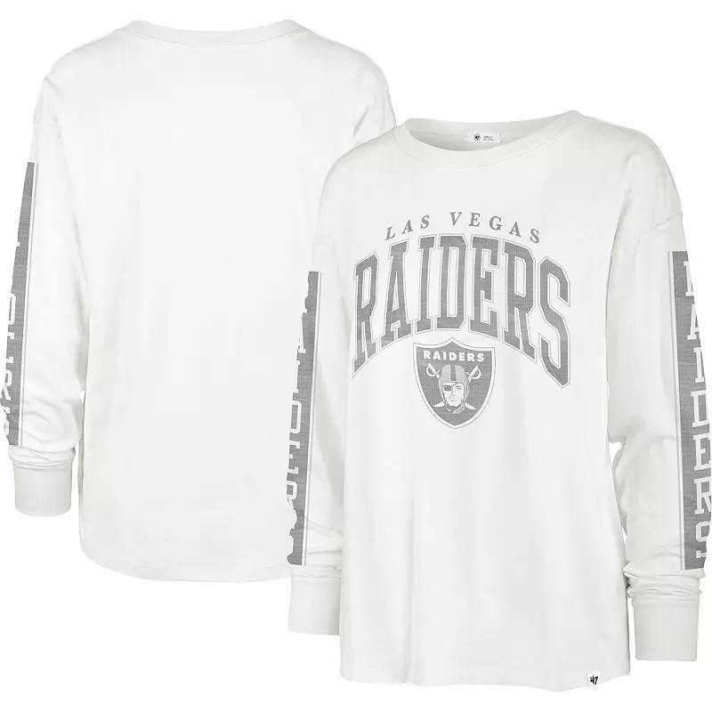 Womens 47 White Las Vegas Raiders StatementLong Sleeve T-Shirt Product Image