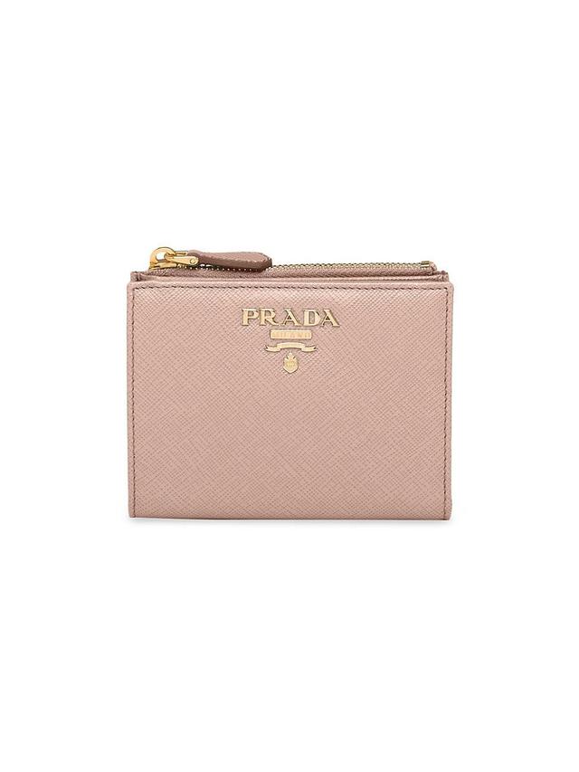 Womens Small Saffiano Leather Wallet Product Image