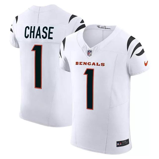 Mens Nike JaMarr Chase Cincinnati Bengals Vapor F.U.S.E. Elite Jersey Product Image