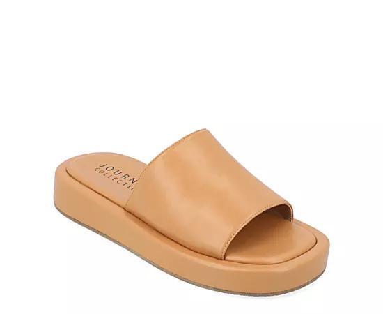 Journee Collection Denrie Tru Comfort Foam Womens Platform Slide Sandals Product Image