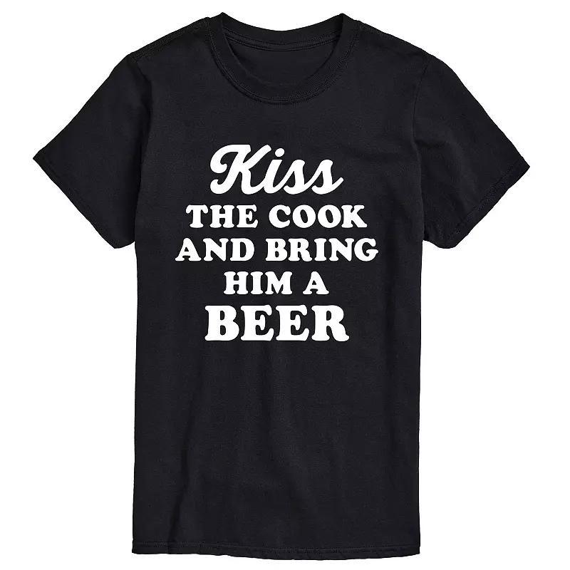 Mens Kiss The Cook Bring A Beer Tee Product Image