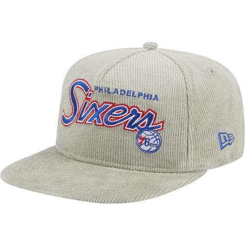 New Era Mens Philadelphia 76ers New Era 76ers Golfer Cord Snapback Cap - Mens Product Image