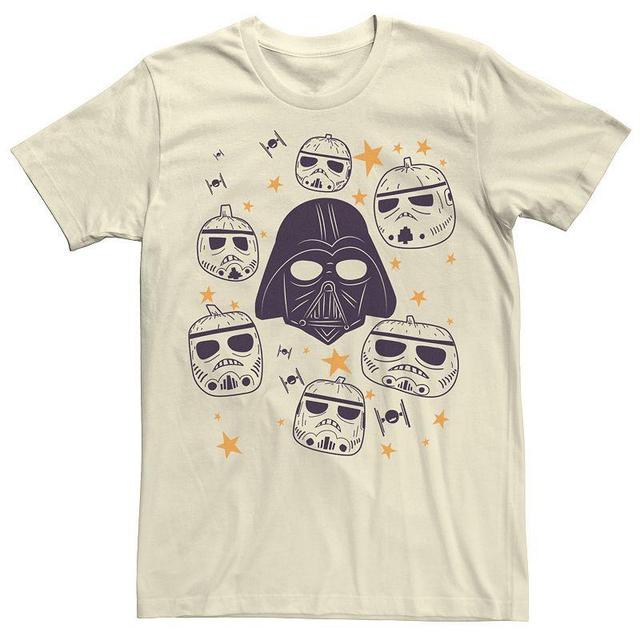 Mens Star Wars Darth Vader & Trooper Pumpkins Graphic Tee Product Image