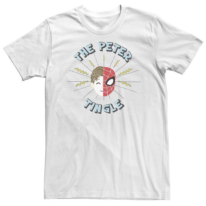 Big & Tall Marvel Spider-Man Far From Home Peter Tingle Graphic Tee, Mens Product Image